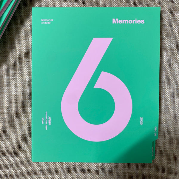 BTS GROUP [ Memories of 2020 ] Official DVD Set : Box + 7 Discs / New / Gift