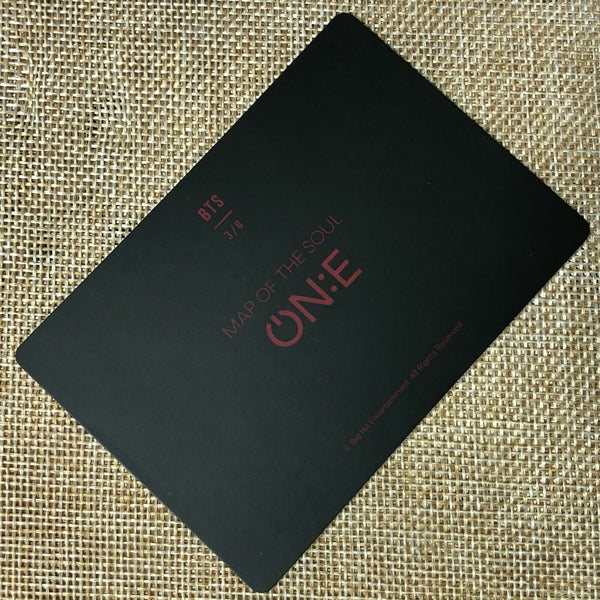 BTS J-HOPE JIN SUGA V 3/8 [Map of the Soul ON:E] Official Mini Photocard, ONE