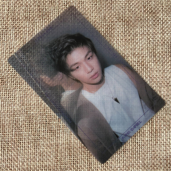 WANNA ONE KANG DANIEL [Nothing Without You] Official Transparent Photocard /+G