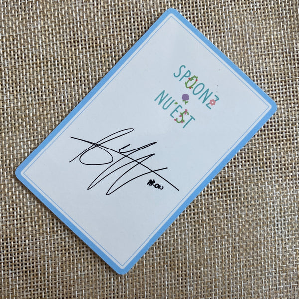 NU'EST ARON #2 [ NU'EST x SPOONZ ] Official Photocard / New, Rare / Gift