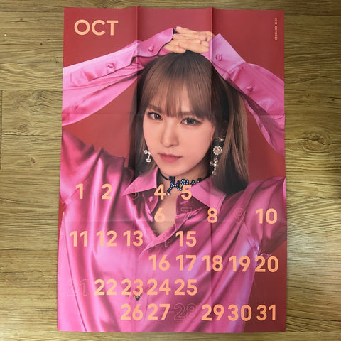 RED VELVET WENDY #2 [2018 Season's Greetings] Official Folded Poster / Gift