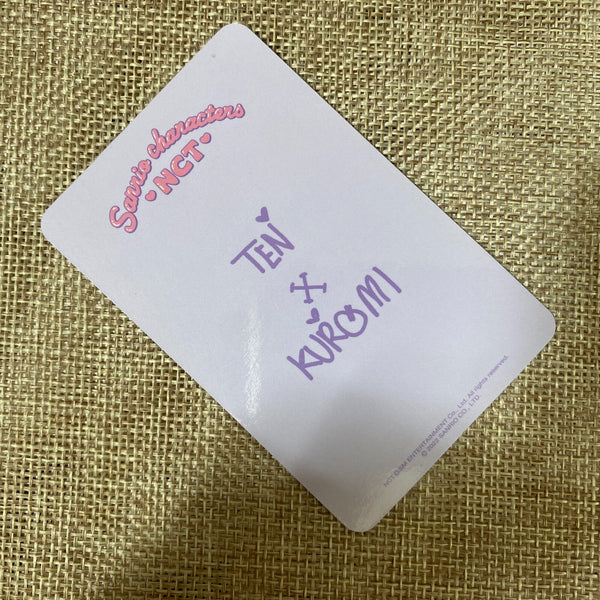 NCT TEN [NCT X SANRIO Character 2nd B Ver.] Official Photocard / New, Rare /+G