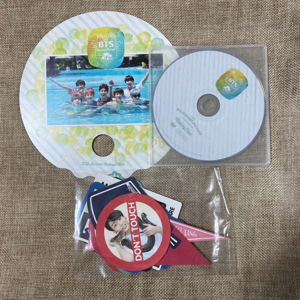 BTS 2015 Summer Package Official Set | DVD, Photobook, Stickers, Case, Fan /+GFT