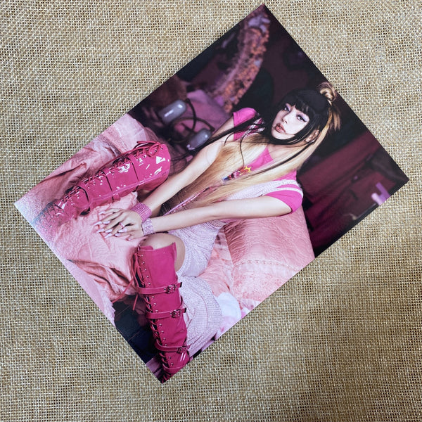 BLACKPINK LISA #4 [Born Pink] Official Large Postcard, Box Set Ver. / New / Gift