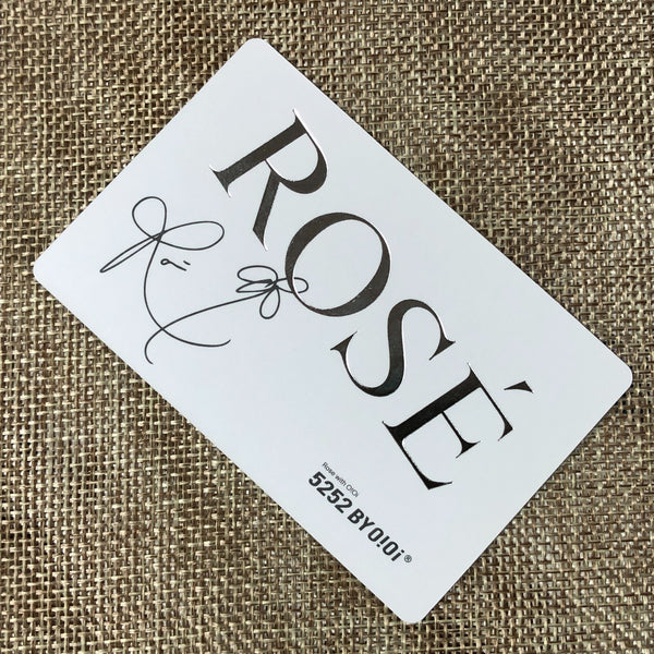 BLACKPINK ROSE #4 [ 5252 BY O!Oi ] Official Photocard / New / Gift