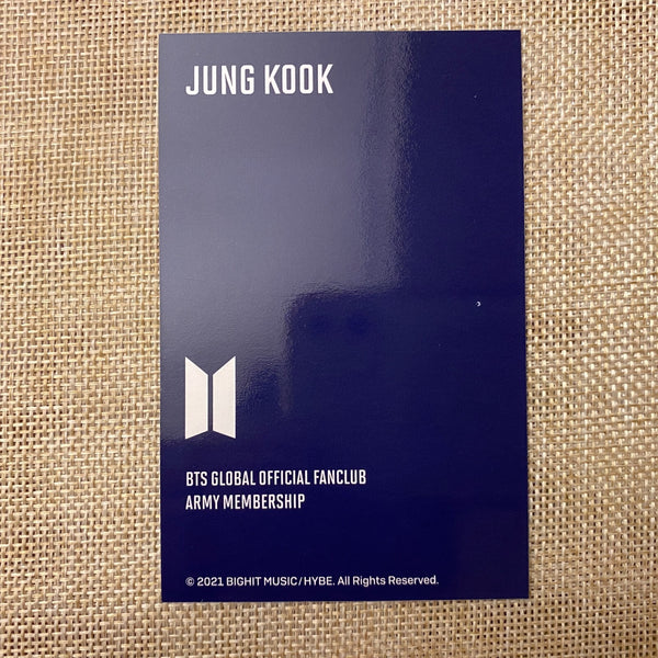 BTS JUNGKOOK [ Fanclub ARMY 8th Membership Kit ] Official Photocard / New / Gift