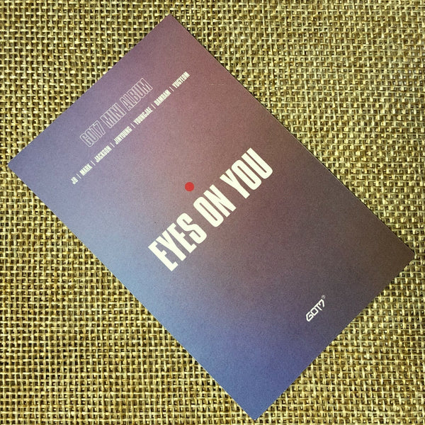 GOT7 YOUNGJAE [ Eyes On You Album ] Official Photocard, Purple Ver / New / Gift