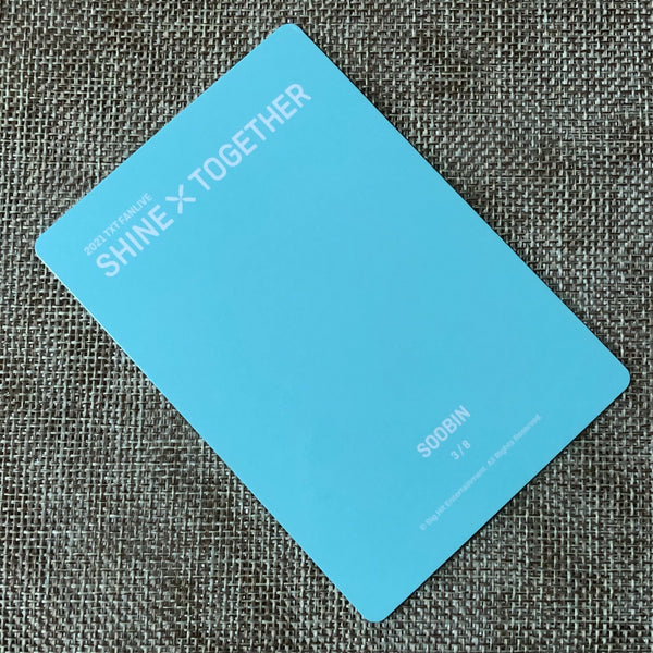 TXT SOOBIN 3/8 [2021 Shine Together Fanlive] Official Mini Photocard / Gift