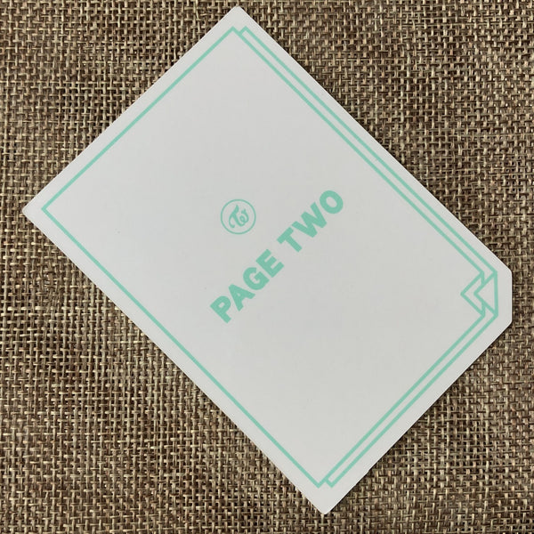 TWICE DAHYUN [ PAGE TWO ] Official Photocard, 2nd Mini Mint Ver / New / Gift