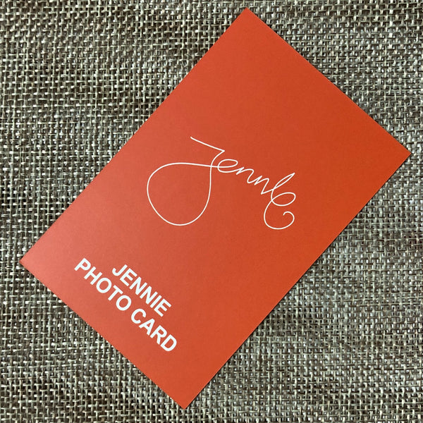 BLACKPINK JENNIE #4 [VITA 500] Official Limited Photocard, YG GOODS / New / Gift
