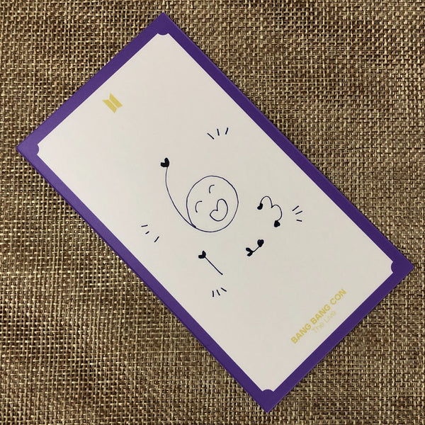 BTS J-HOPE 2/4 [BANG BANG CON The Live] Official Message Photocard / New / Gift