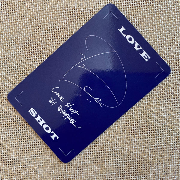 EXO D.O [ LOVE SHOT ] Official Photocard, 5th Repackage Album / New, Rare / Gift