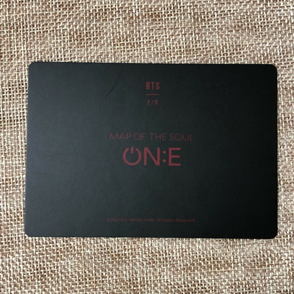 BTS UNIT 2/8 Jungkook [Map of the Soul ON:E] Official Mini Photocard, ONE Ver.