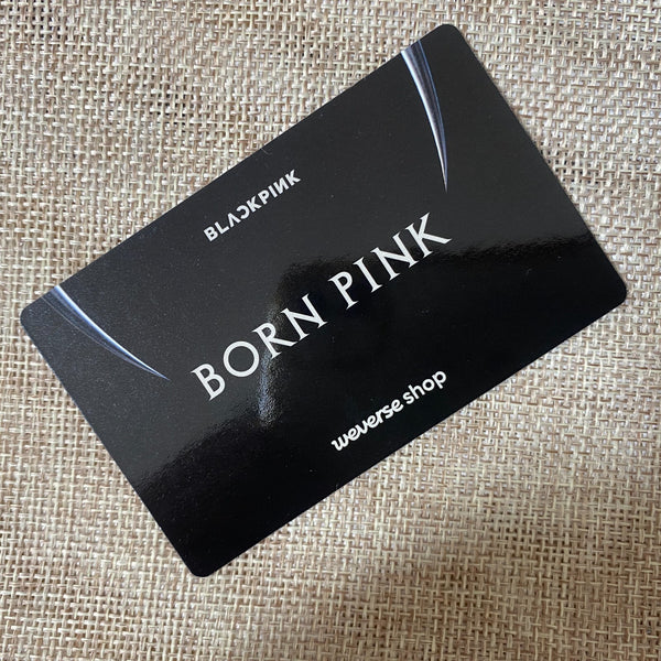 BLACKPINK JISOO [ Born Pink ] Official Photocard, WEVERSE POB / New, Rare / Gift