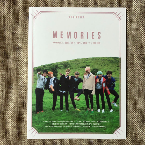 BTS [ Memories of 2015 ] Official DVD Region 1,3,4,5,6 + Photobook / EN