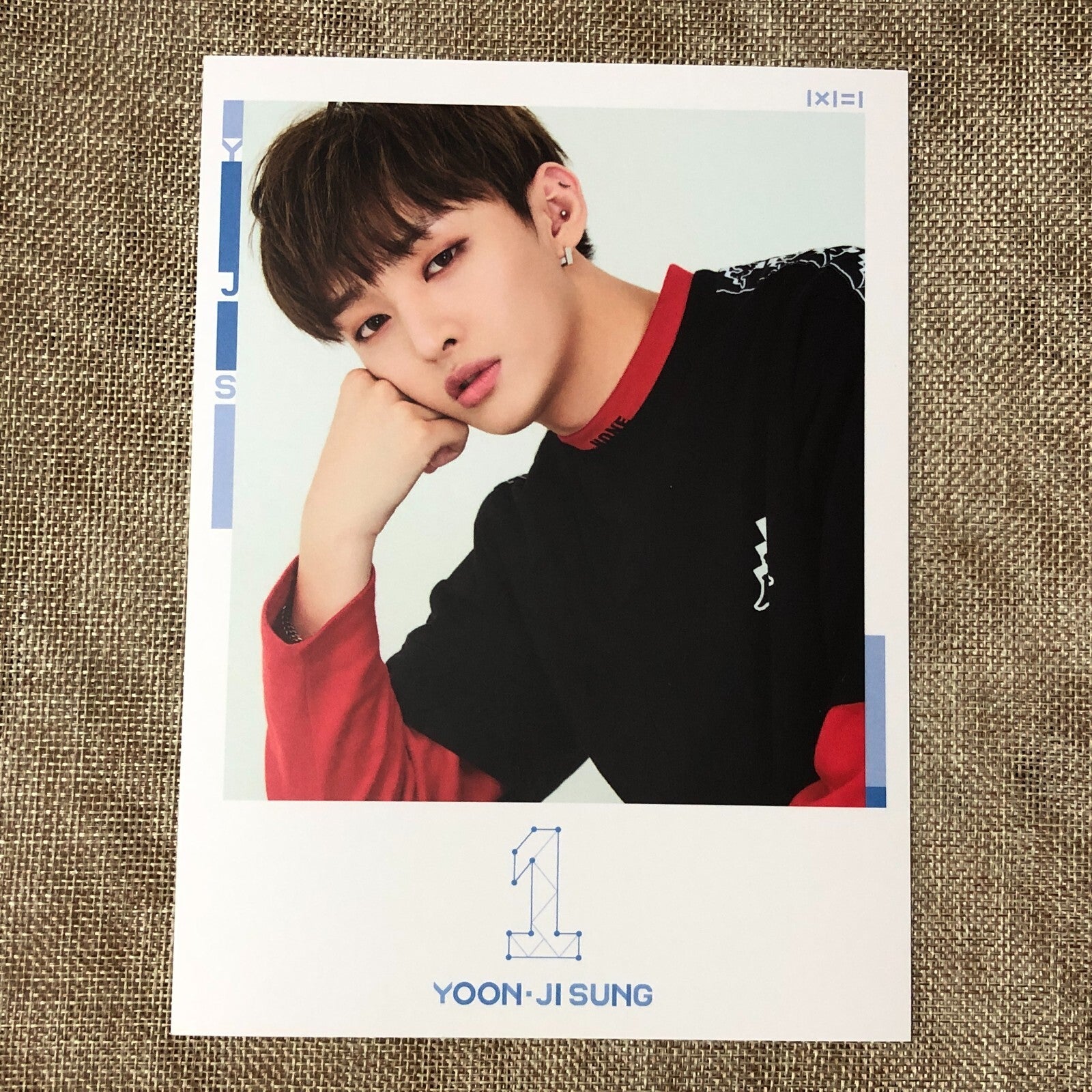 WANNA ONE YOON JISUNG [ TO BE ONE ] Official Postcard, Sky ver / New / Gift