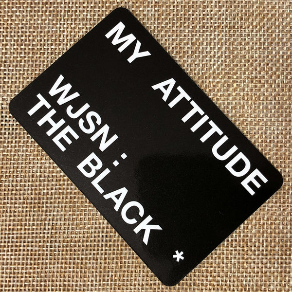 WJSN EXY [My Attitude : The Black] Official Photocard, 1st Cosmic Girls / Gift