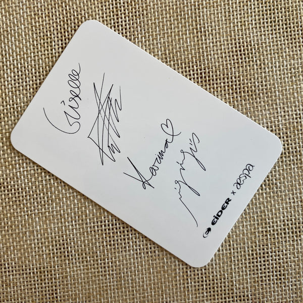 AESPA GROUP [ 2021 EIDER ] Official Limited Photocard / New, Rare / Gift