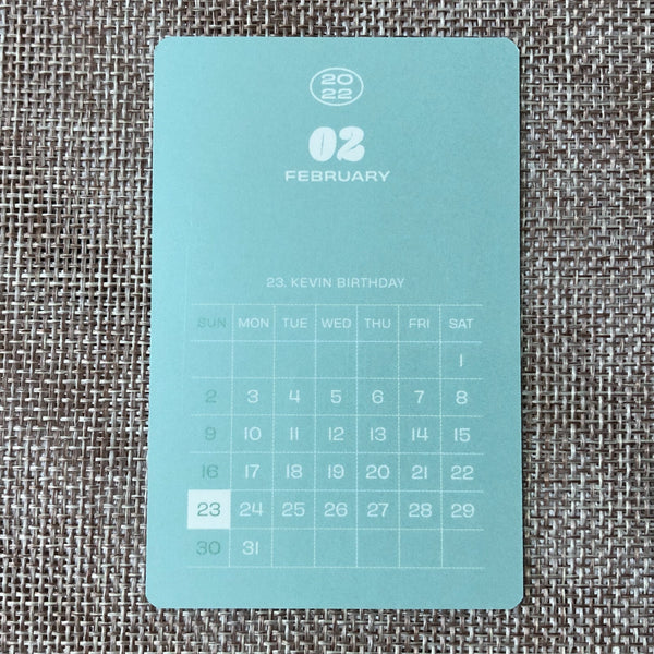 THE BOYZ JACOB [2022 Season's Greetings] Official Calendar Photocard / Gift