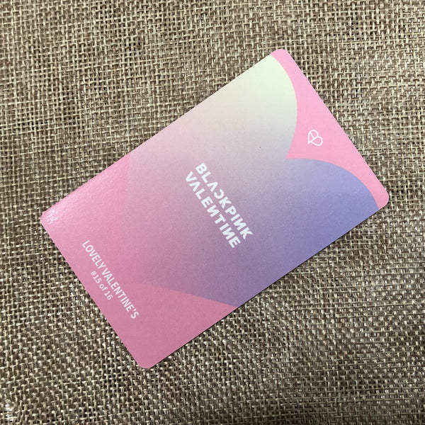 BLACKPINK ROSE #1 [ THE GAME Photocard Collection ] Valentine's Ed / New/GFT