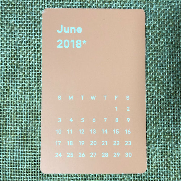 RED VELVET YERI [2018 Season's Greetings Calendar] Official Photocard / Gift