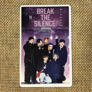 BTS GROUP #4 [Break The Silence Movie] Official Ticket Photocard Photo / Gift