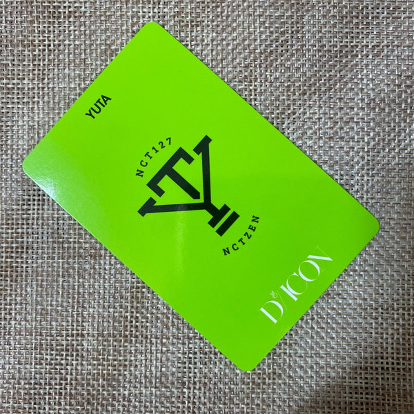 NCT Dream YUTA #4 [ 2019 Dicon Custom Book ] Official Photocard / New / Gift