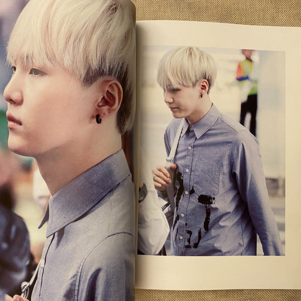 BTS SUGA [LOVE ATTACK Exhibition] Photobook SUGAFLOW, 144 pg 21x29 cm / Gift