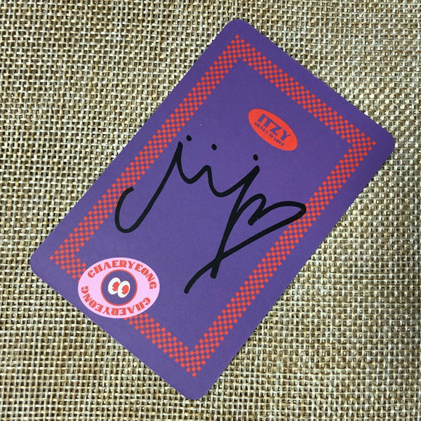 ITZY CHAERYEONG #4 [CRAZY IN LOVE Special Ed.] Official Photocard, 1st Album/+G