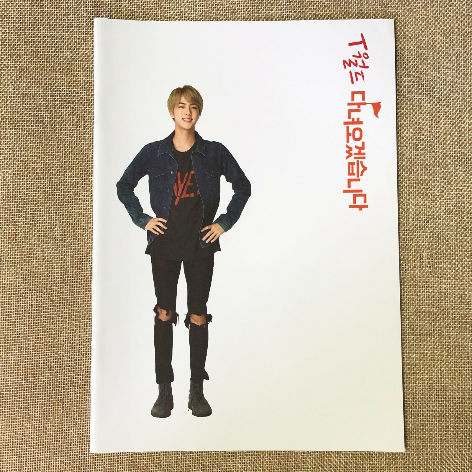 BTS JIN [ SKT SK telecom ] Official Notebook / New, Rare / Gift