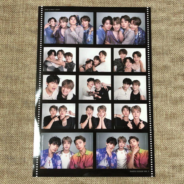 BTS GROUP [ 2020 Season's Greetings ] Official Limited Sticker Set / New / Gift