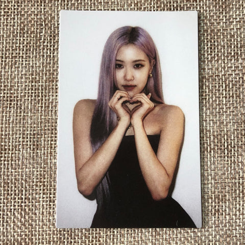 BLACKPINK ROSE #5 [ Lovesick Girls THE ALBUM ] Official Photocard / New / Gift