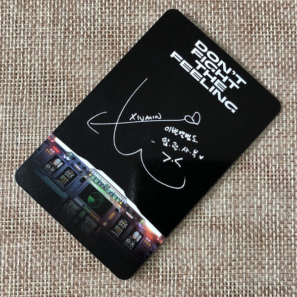 EXO XIUMIN #1 [Don't Fight the Feeling] Official Photocard, Photobook / Gift