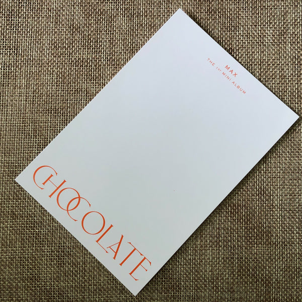 TVXQ MAX CHANGMIN [ CHOCOLATE ] Official Postcard, 1st Mini Album / New / Gift