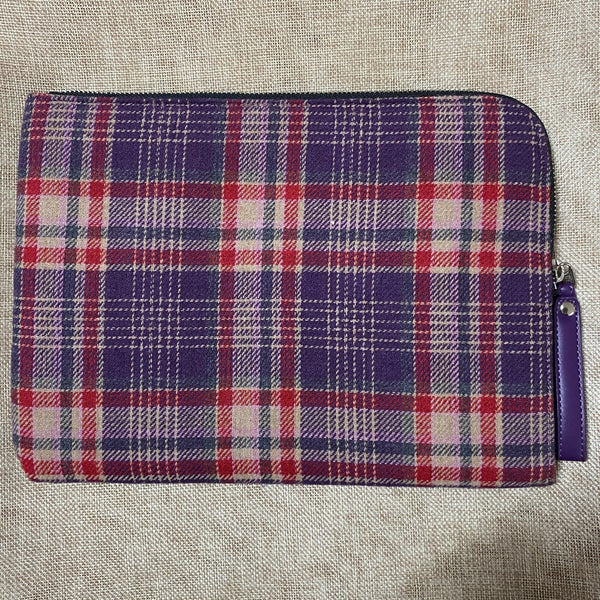 BTS x Starbucks 2020 / Tartan Check Pouch, Size Small / Official / New, Rare /+G