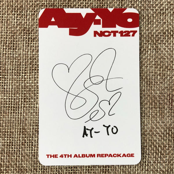 NCT 127 TAEYONG [Ay-Yo] Official Photocard, 4th Repackage SMini Ver. / Gift