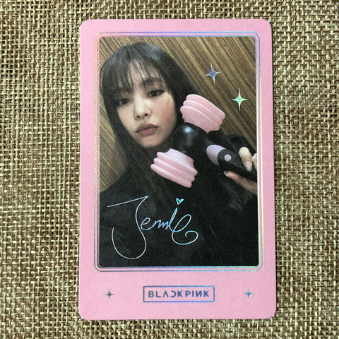 BLACKPINK JENNIE [Blink Lightstick Ver. 2] Official Limited Photocard / Gift