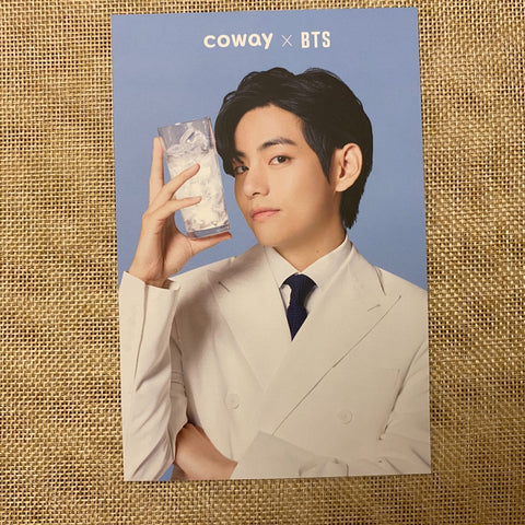 BTS V #1 [ BTS x COWAY ] Official Postcard Photocard Limited / New / Gift