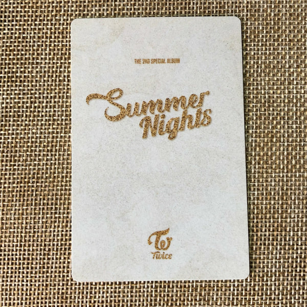 TWICE JEONGYEON [Summer Nights Pre-Order] Official Photocard, 5th Mini / Gift