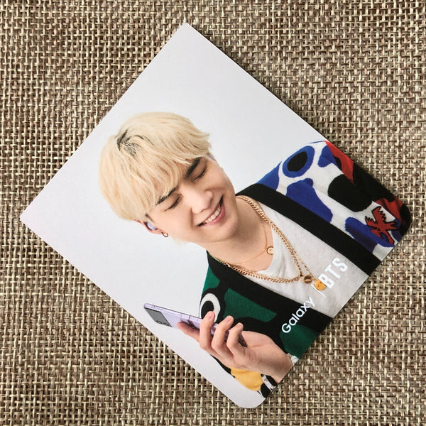 BTS SUGA [ Samsung Galaxy Z 3 Flip ] Official Photocard, Limited / New / Gift