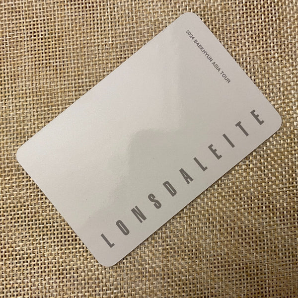 EXO BAEKHYUN #1 [Asia Tour Lonsdaleite Selfie] Official Photocard / New, Rare
