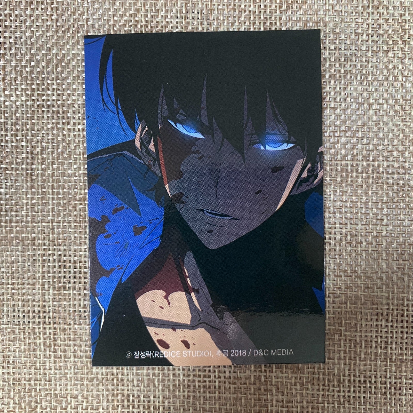 Solo Leveling Sung Jin-woo #4 / Rare Bonus Photocard, First Edition / New / Gift