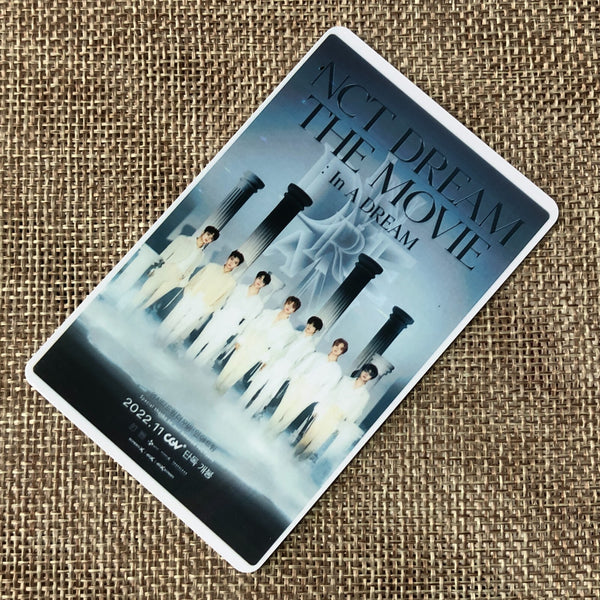 NCT DREAM [THE MOVIE : In A Dream CGV] Official Movie Ticket Photocard Set /+G