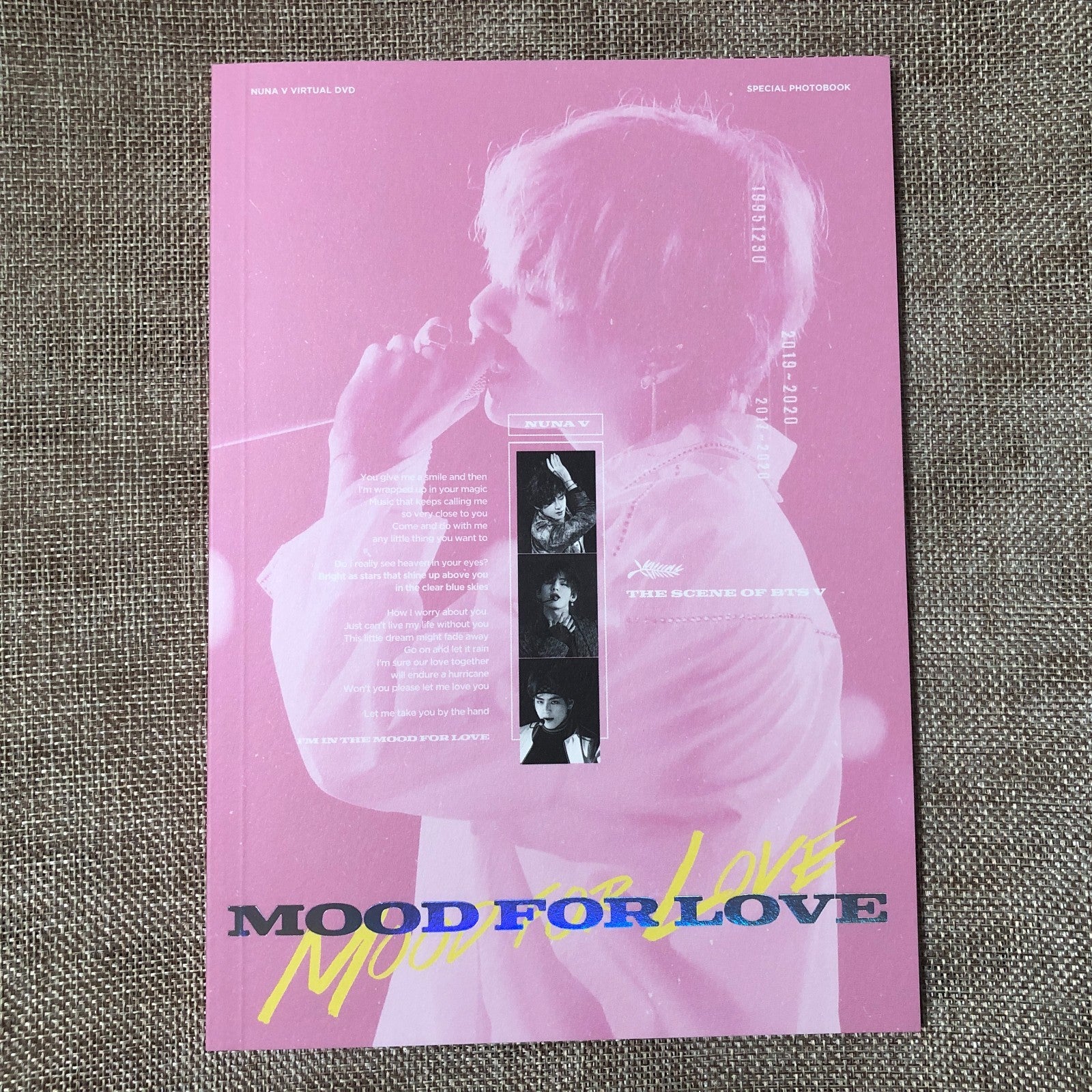 BTS V Taehyung [ Mood For Love Exhibition ] Official Photobook, 70p  /New / GFT