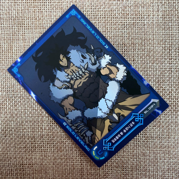 Solo Leveling SL-034 C Card | Korean Webtoon | Official D&C Media | New, +Gift