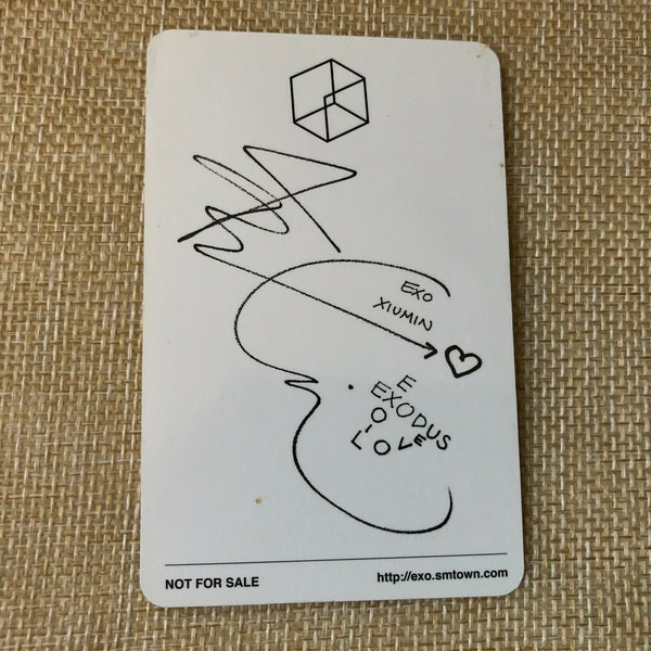 EXO XIUMIN [ EXODUS ] Official Photocard, 2nd Album Korean / New / Gift