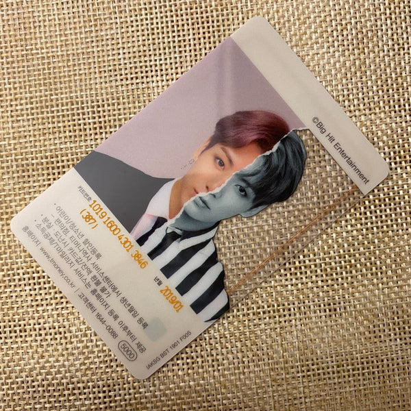 BTS JUNGKOOK #1 [ 2019 CU T-Money Transparent ] Official Photocard / New / Gift