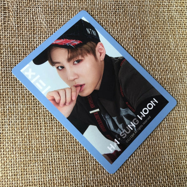 WANNA ONE HA SUNGWOON [ TO BE ONE ] Official Photocard, Sky ver. / New / Gift
