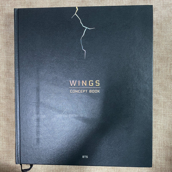 BTS GROUP [ WINGS Concept Book, Photobook  ] 267x309 mm, 312p / Good, Rare /Gift