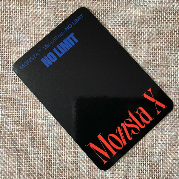 MONSTA X MINHYUK JOOHEON [No Limit] Official Photocard, Mini Album / New / Gift